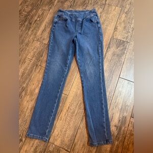 Belle by Kim Gravel Dark Blue Skinny Jeans
